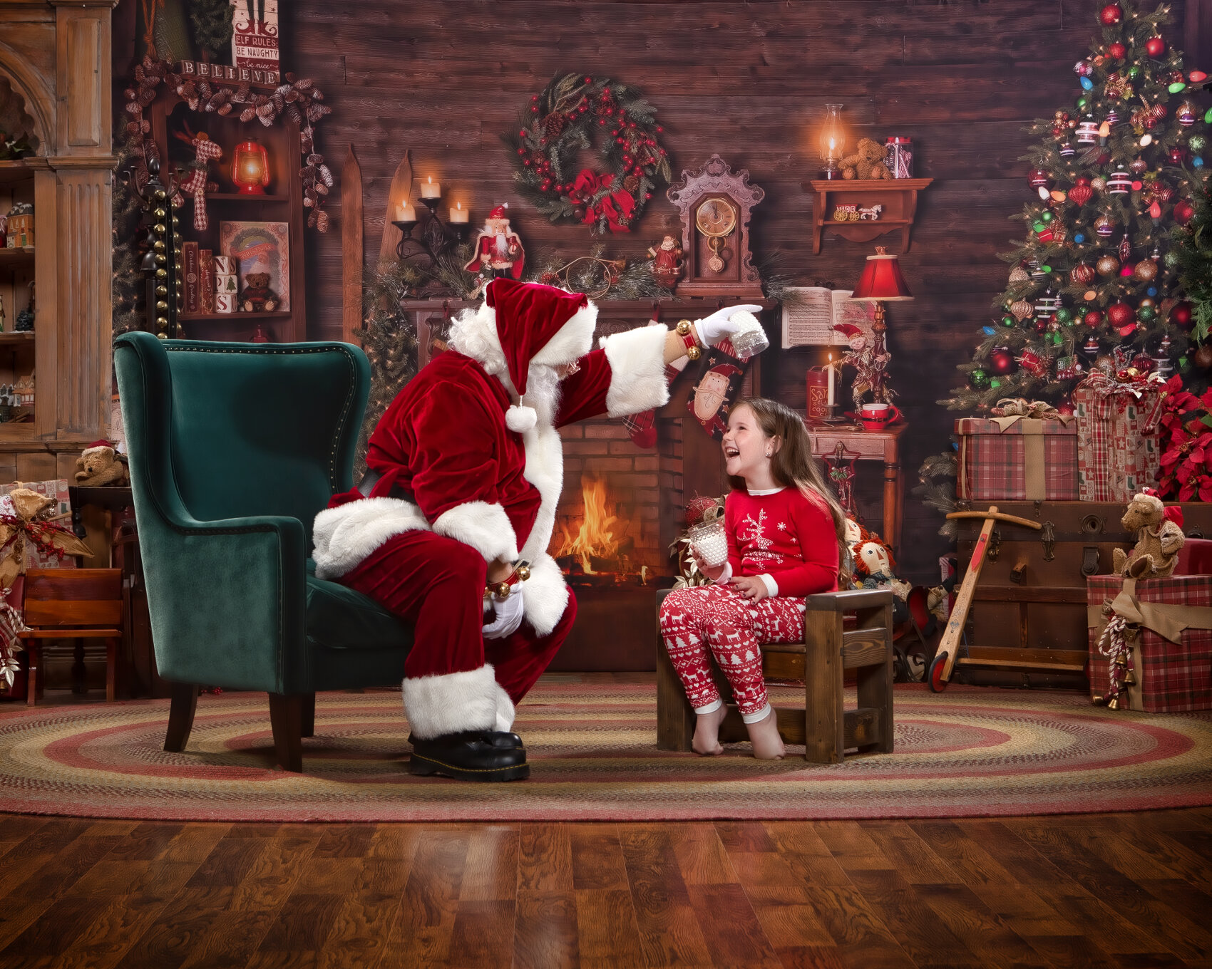 Gallery of Children’s Portraits with Santa Claus, Ohio Valley